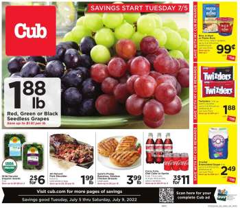 Cub Foods Flyer - 07/05/2022 - 07/09/2022.