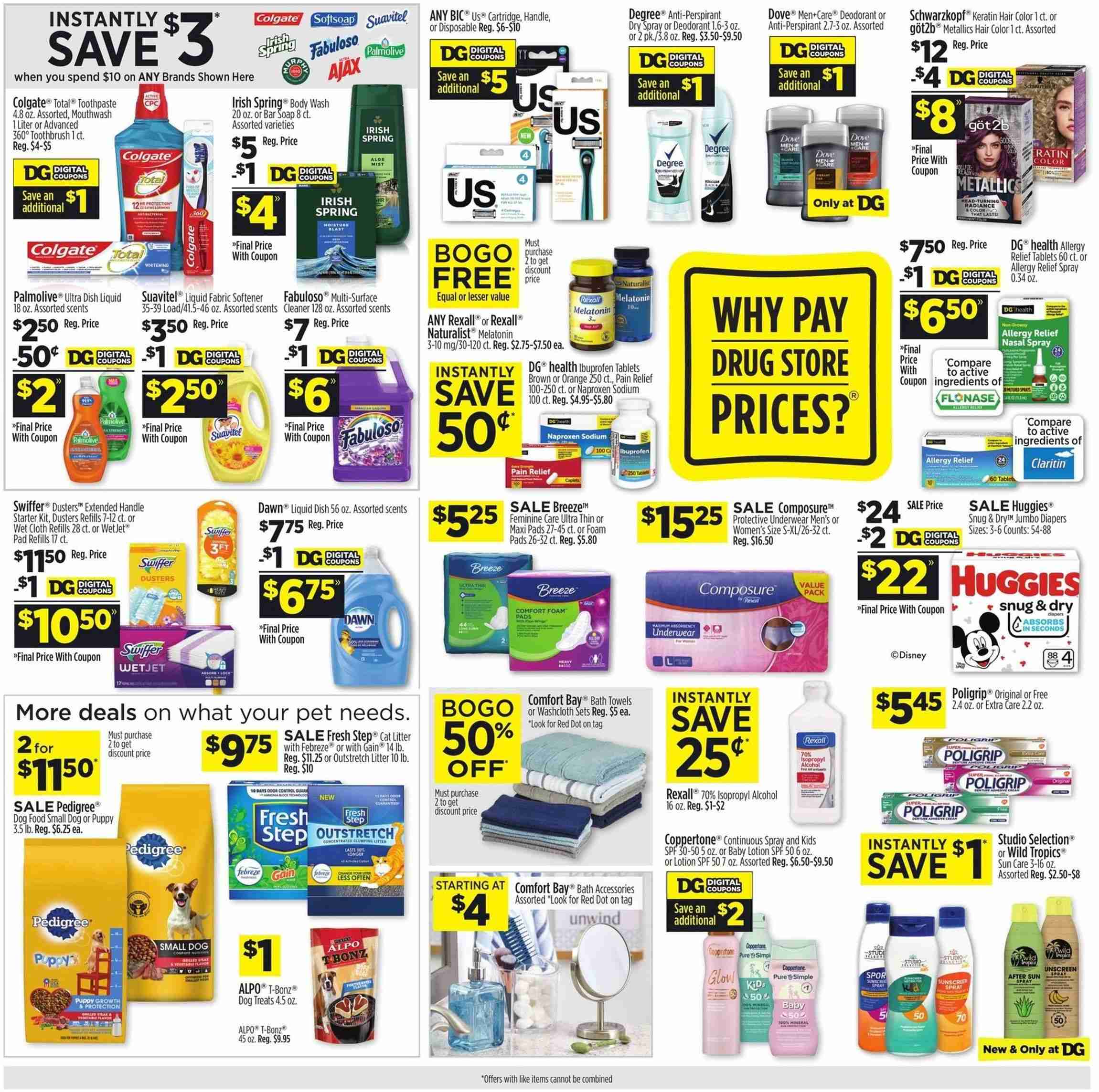 Dollar General ad - 07/03/2022 - 07/09/2022. Page 4