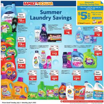 Family Dollar Flyer - 07/05/2022 - 07/09/2022.