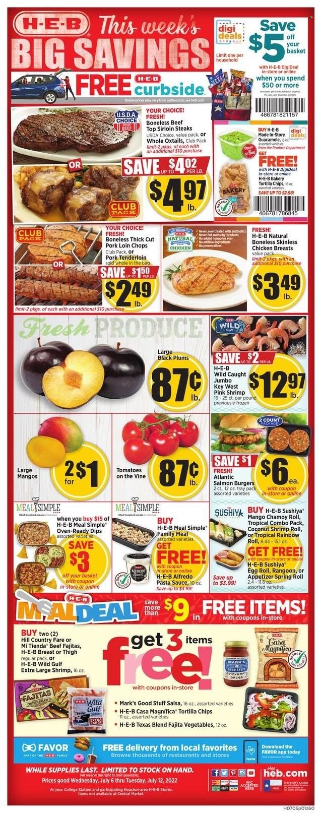 H-E-B ad - 07/06/2022 - 07/12/2022. Page 1