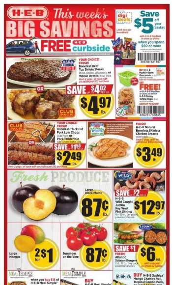 H-E-B Flyer - 07/06/2022 - 07/12/2022.