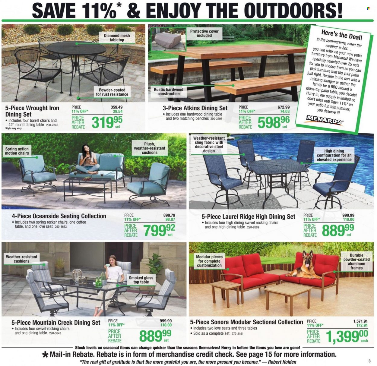 Menards ad - 07/07/2022 - 07/17/2022. Page 3
