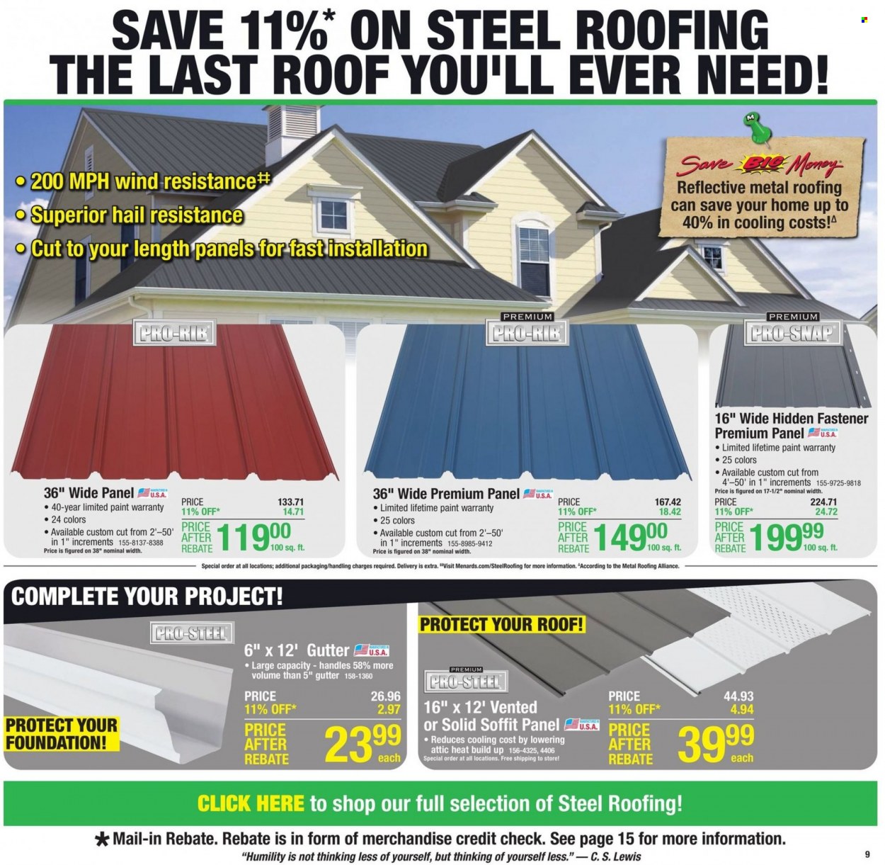 Menards ad - 07/07/2022 - 07/17/2022. Page 10