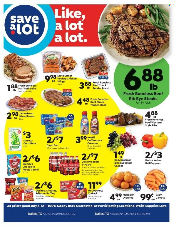 Save a Lot ad - 07/06/2022 - 07/12/2022. Page 1