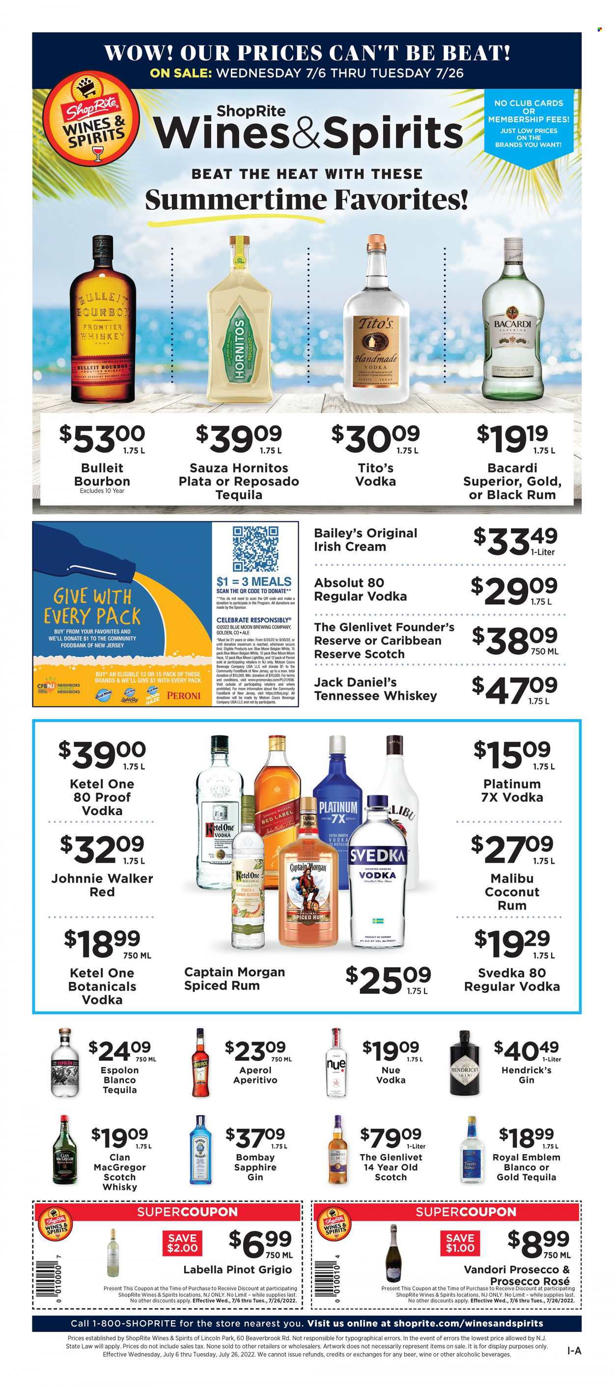 ShopRite ad - 07/06/2022 - 07/26/2022. Page 1