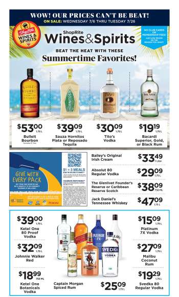 ShopRite Flyer - 07/06/2022 - 07/26/2022.