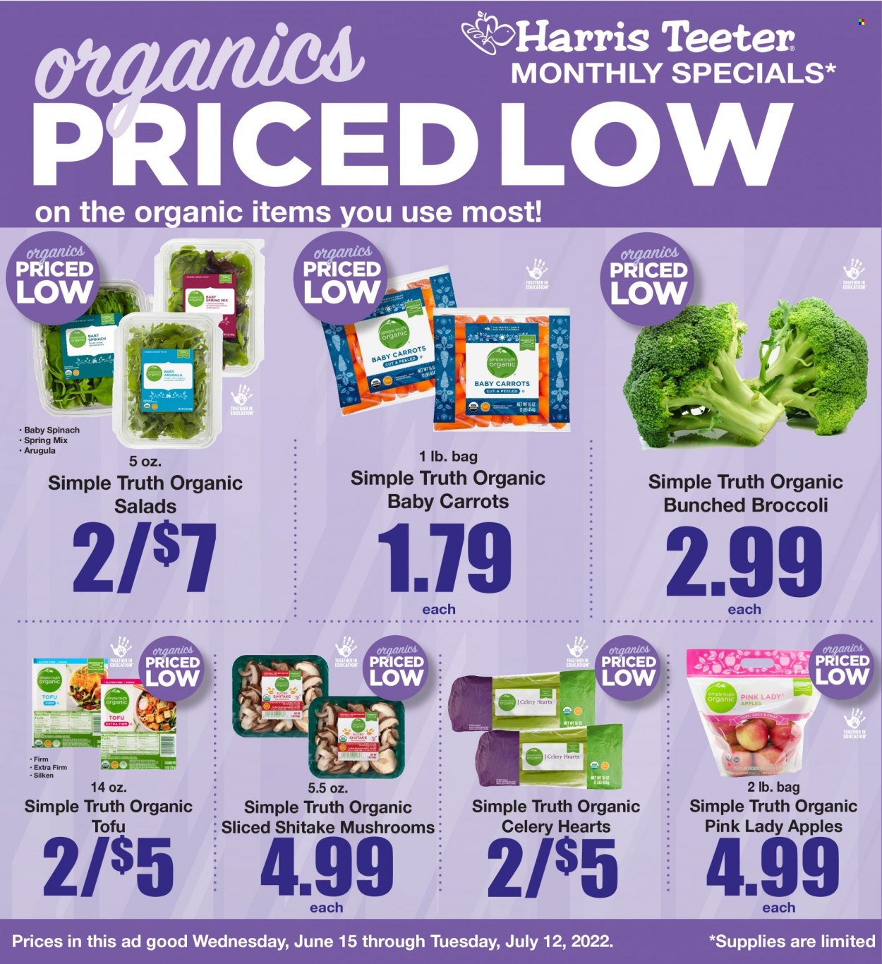 Harris Teeter ad - 06/15/2022 - 07/12/2022. Page 1