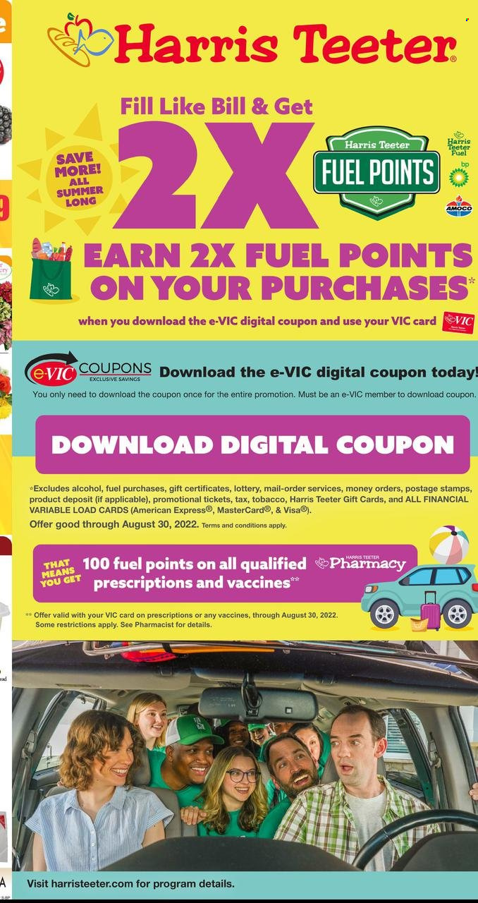 Harris Teeter ad - 07/06/2022 - 07/12/2022. Page 9