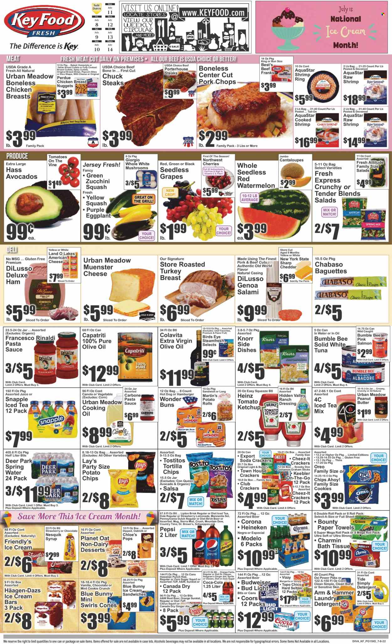 Key Food ad - 07/08/2022 - 07/14/2022. Page 1