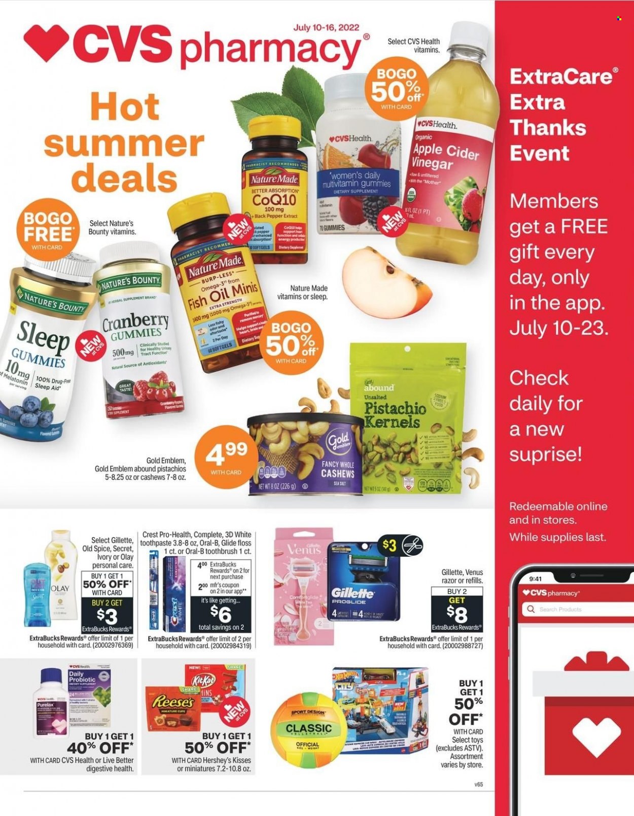 CVS Pharmacy ad - 07/10/2022 - 07/16/2022. Page 1