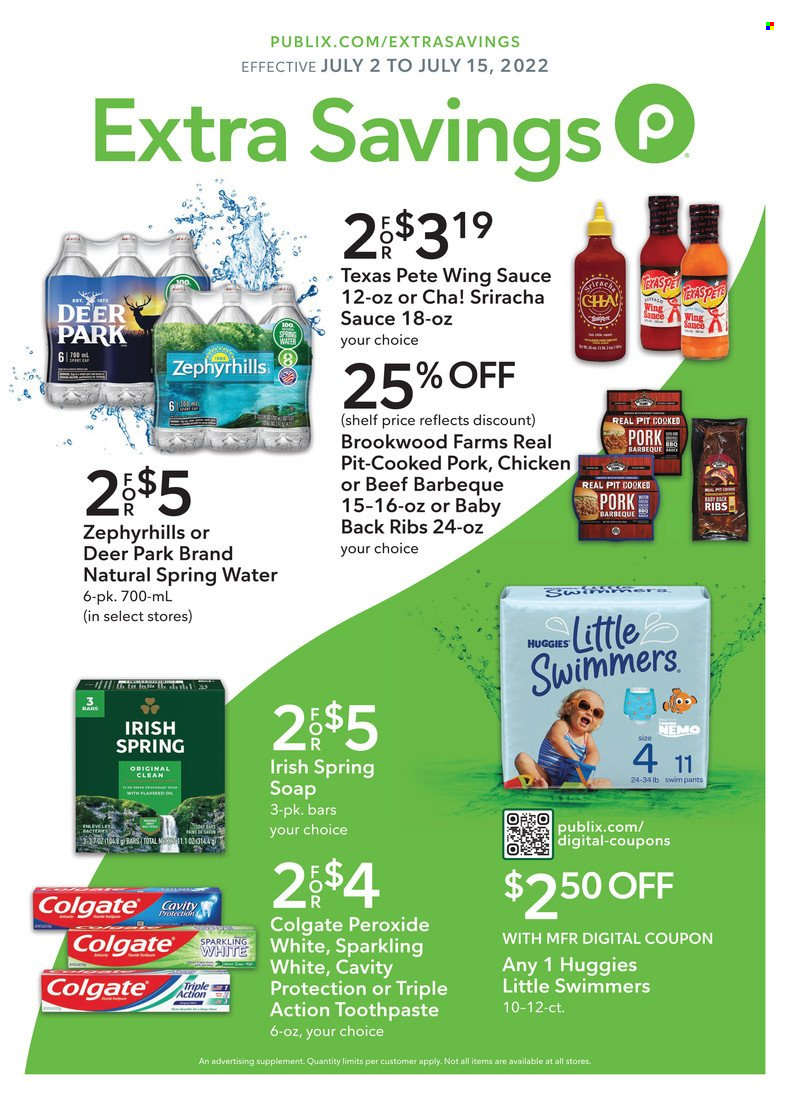 Publix ad - 07/02/2022 - 07/15/2022. Page 1