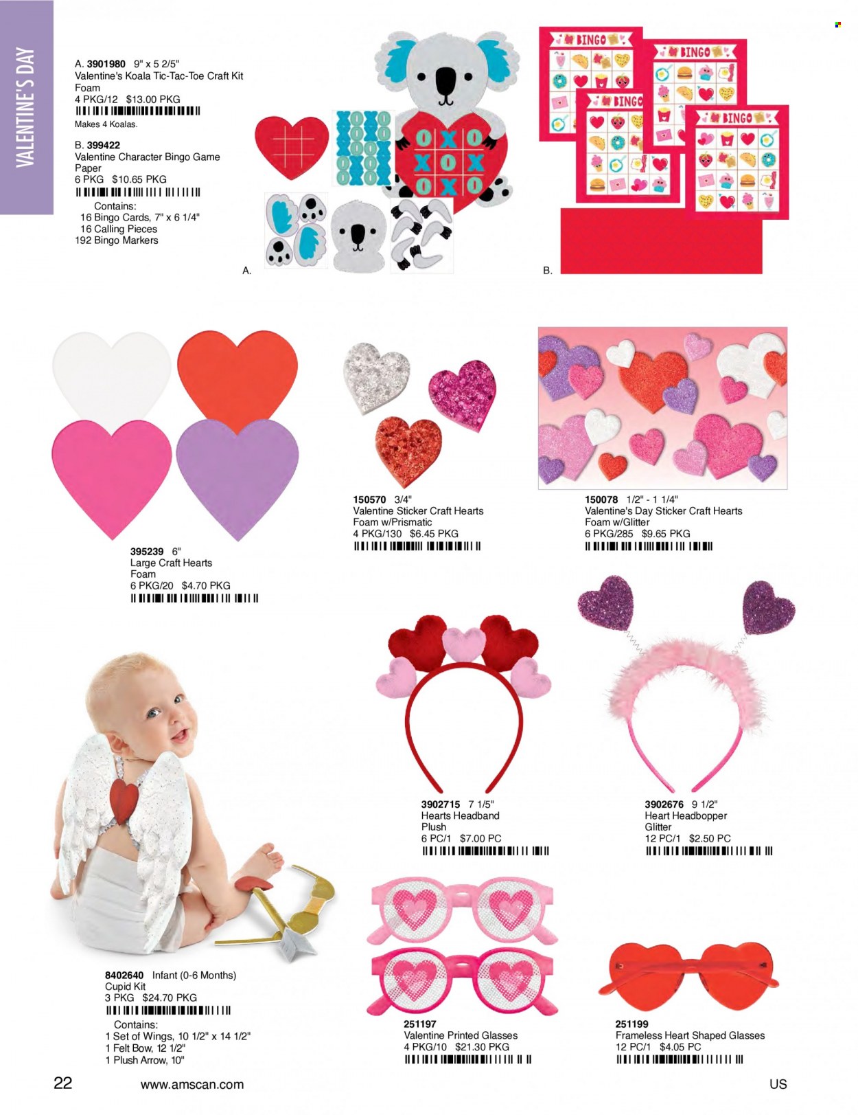 thumbnail - Amscan Flyer - Sales products - glitter, sticker, paper, craft supplies. Page 25.