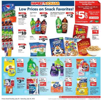 Family Dollar Flyer - 07/10/2022 - 07/16/2022.