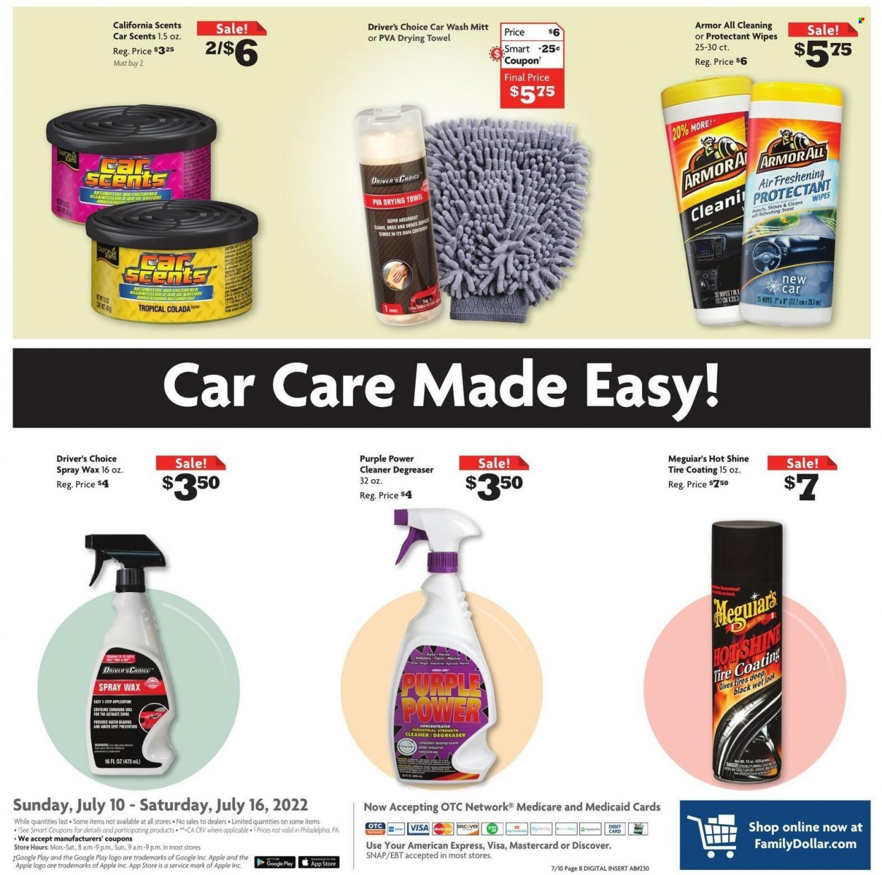 Family Dollar ad - 07/10/2022 - 07/16/2022. Page 10