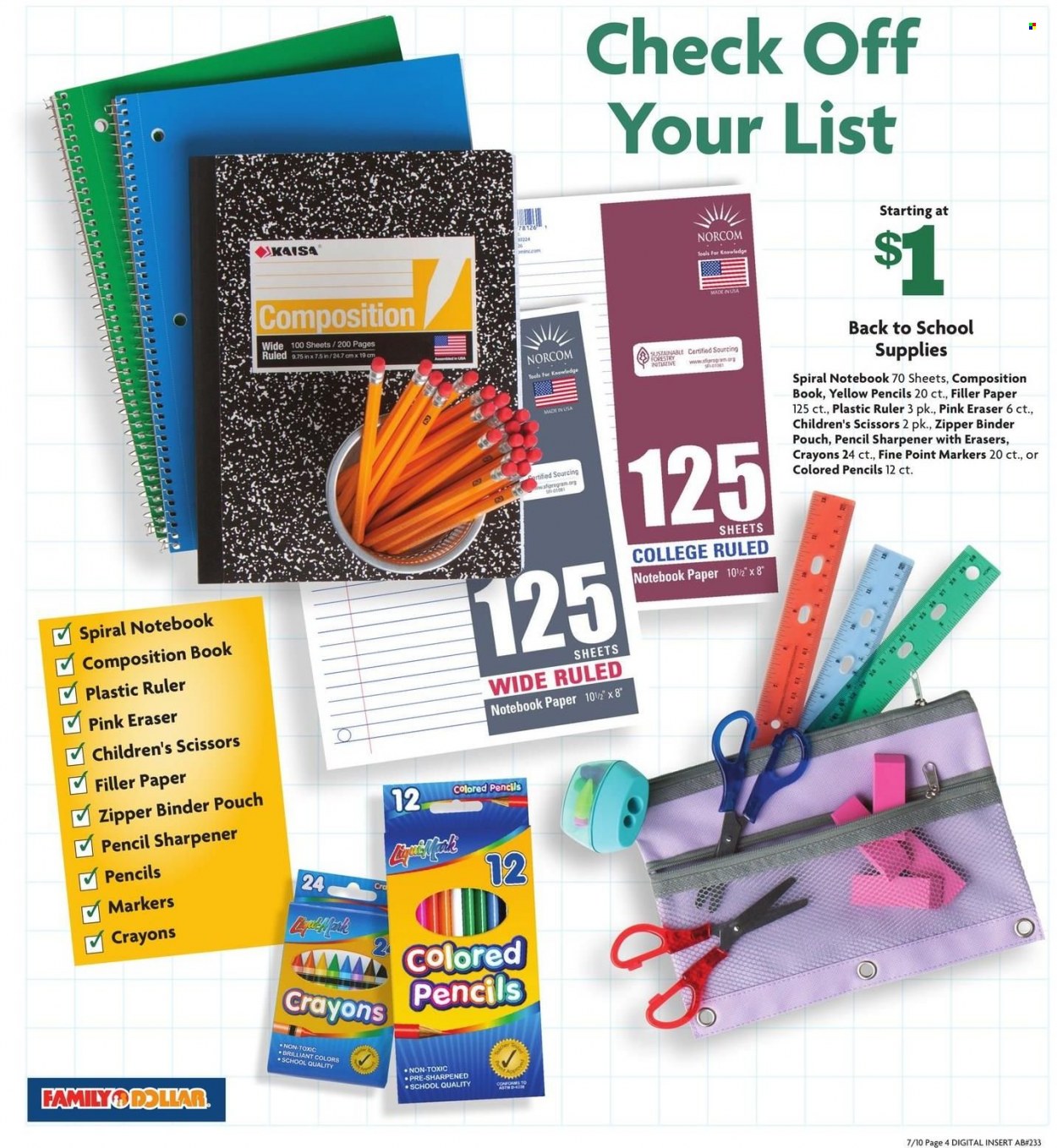 Family Dollar ad - 07/10/2022 - 08/13/2022. Page 4