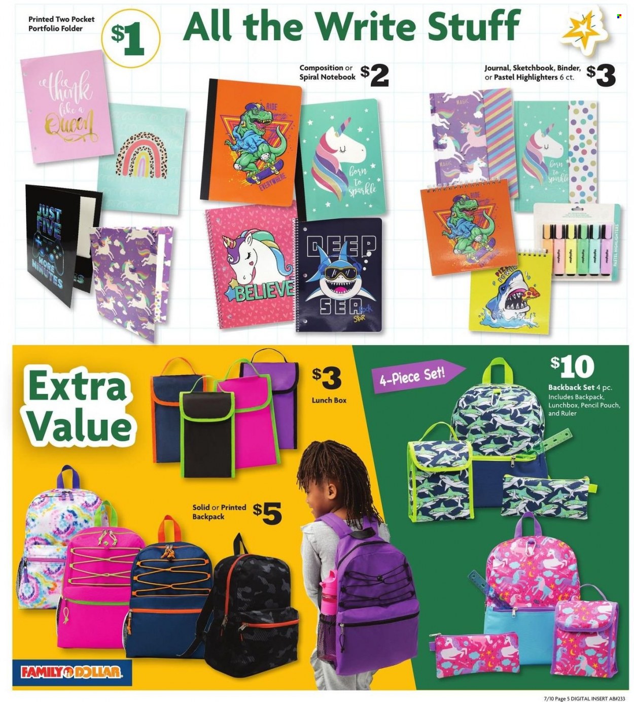 Family Dollar ad - 07/10/2022 - 08/13/2022. Page 5