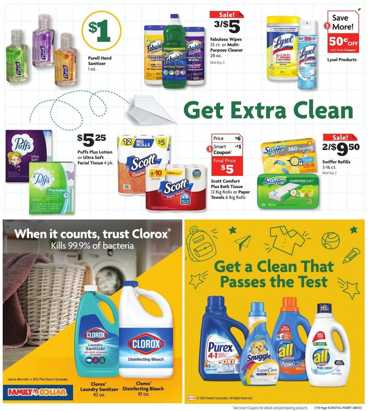 Family Dollar ad - 07/10/2022 - 08/13/2022. Page 8