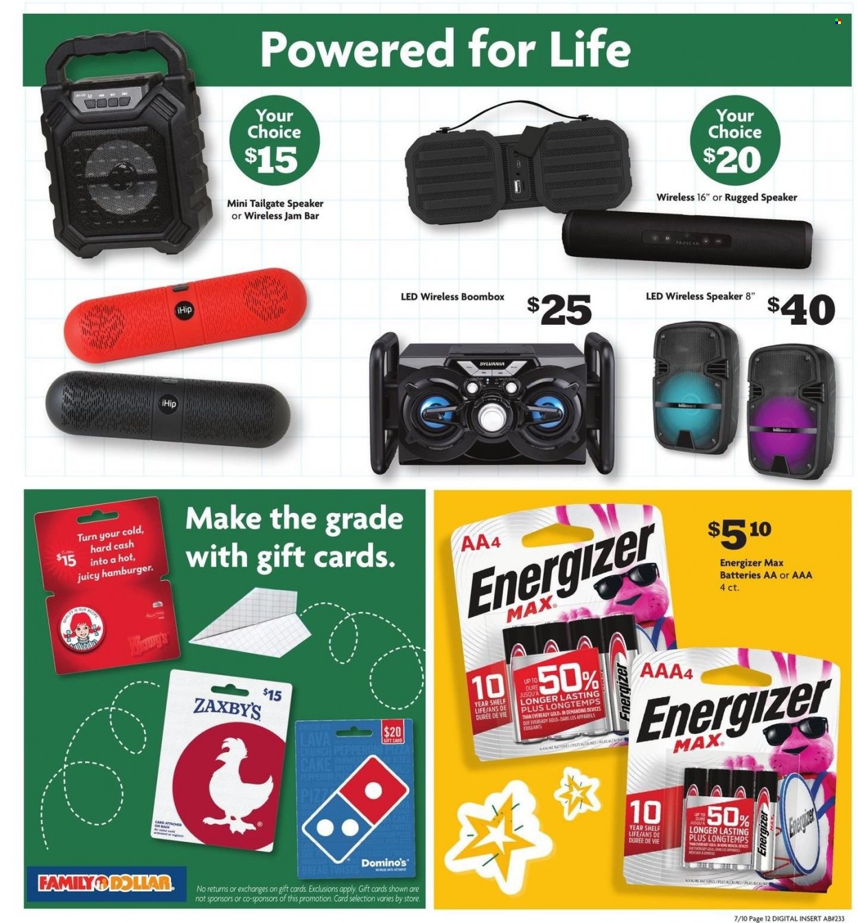 Family Dollar ad - 07/10/2022 - 08/13/2022. Page 12