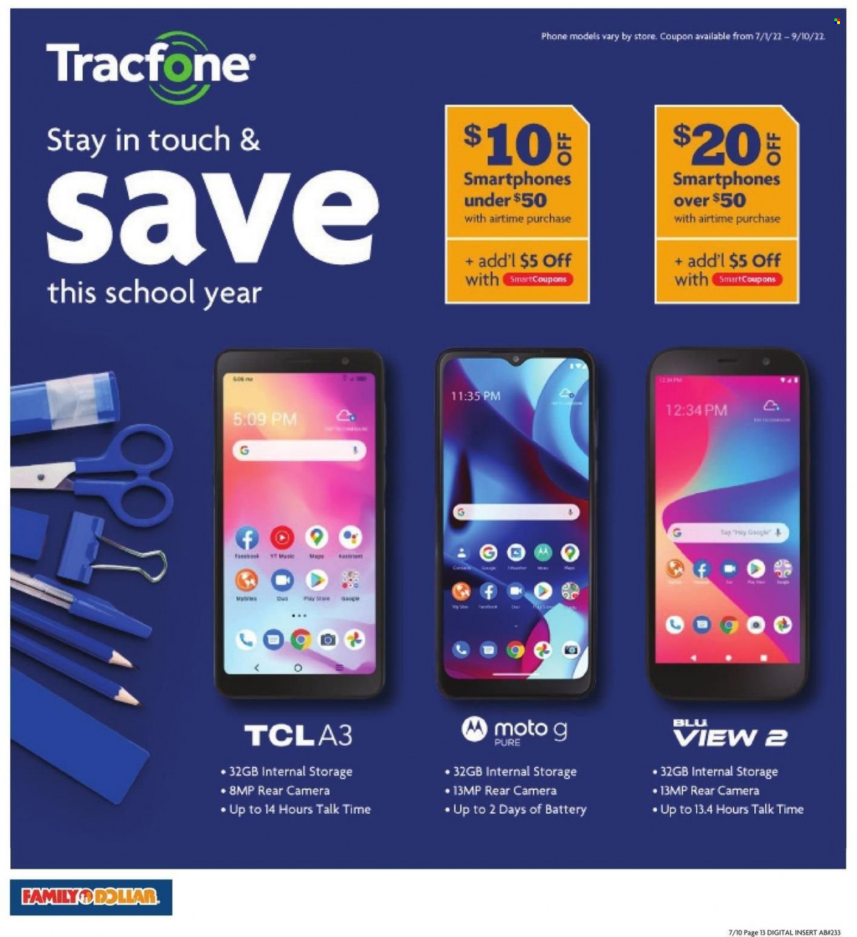 Family Dollar ad - 07/10/2022 - 08/13/2022. Page 13