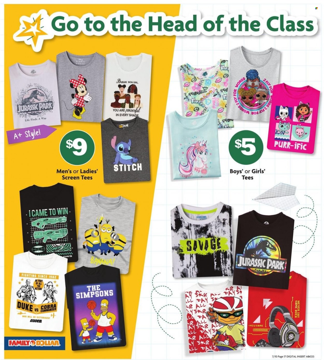 Family Dollar ad - 07/10/2022 - 08/13/2022. Page 17
