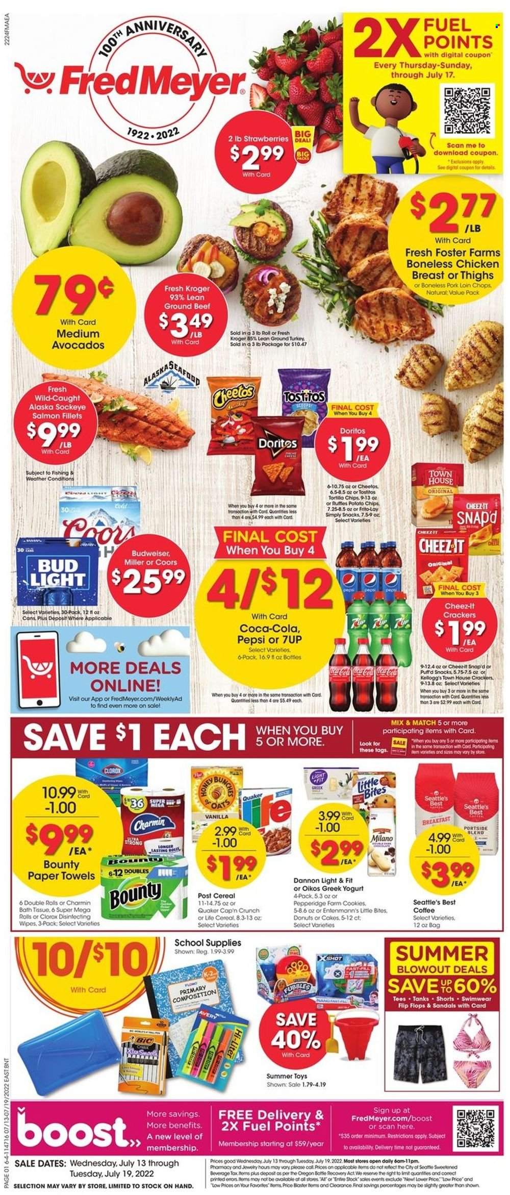 Fred Meyer ad - 07/13/2022 - 07/19/2022. Page 1