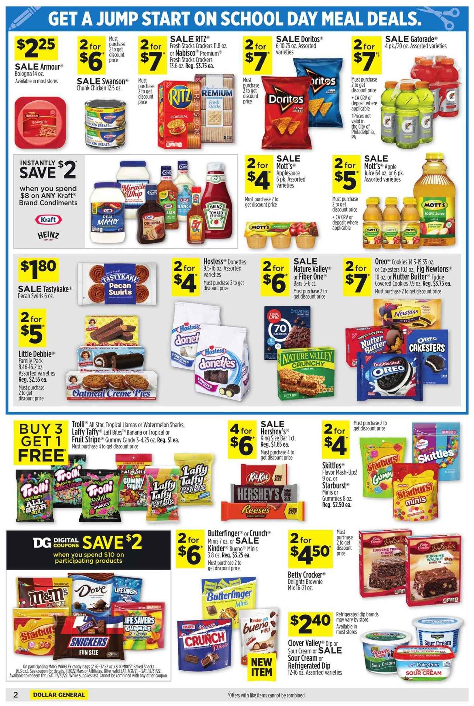 Dollar General ad - 07/10/2022 - 07/16/2022. Page 3