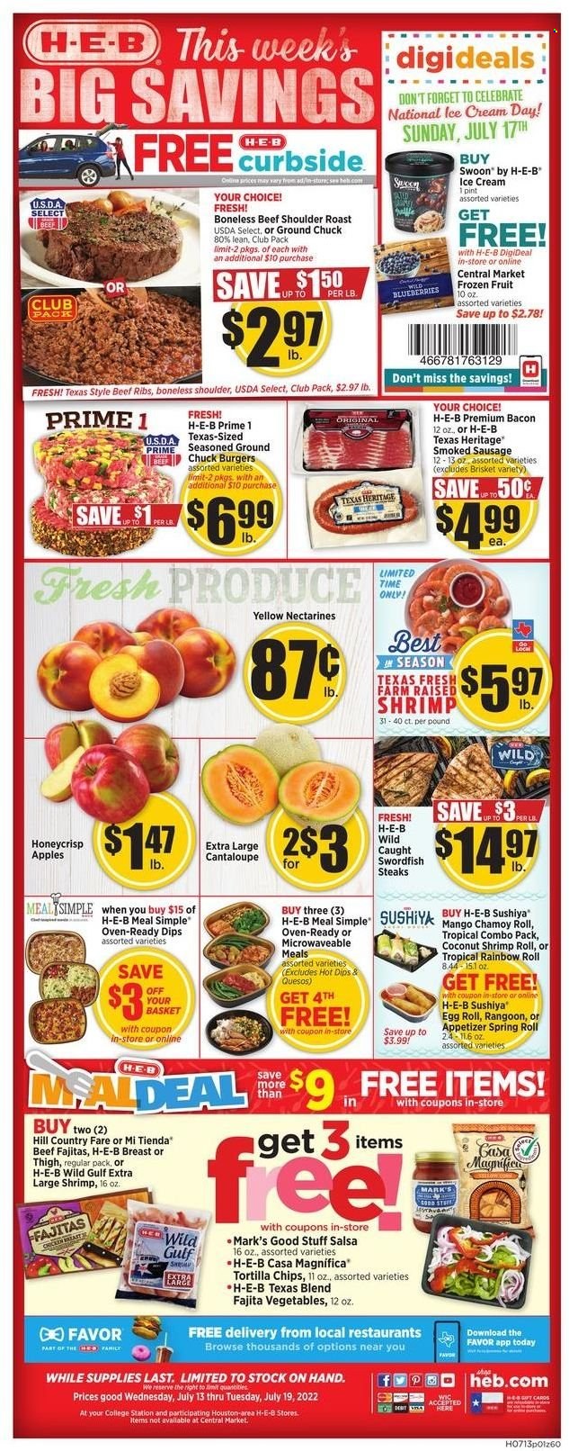 H-E-B ad - 07/13/2022 - 07/19/2022. Page 1