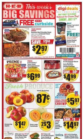 H-E-B Flyer - 07/13/2022 - 07/19/2022.