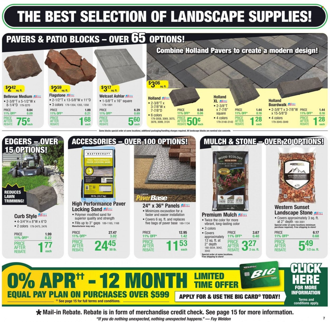Menards ad - 07/14/2022 - 07/24/2022. Page 10
