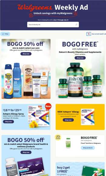 Walgreens Flyer - 07/17/2022 - 07/23/2022.