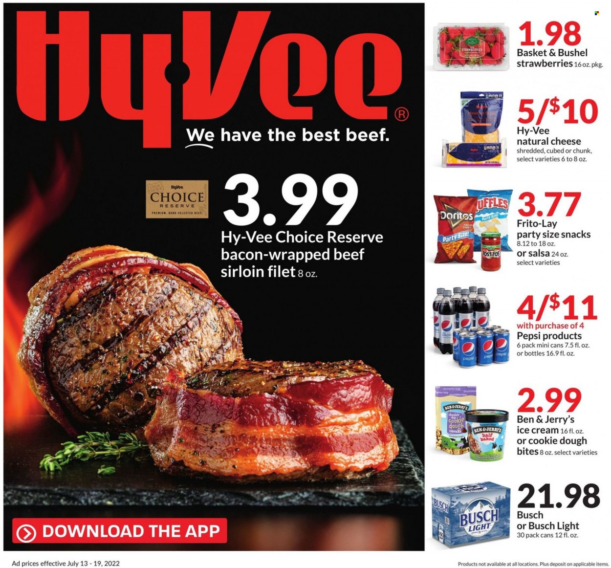 Hy-Vee ad - 07/13/2022 - 07/19/2022. Page 1