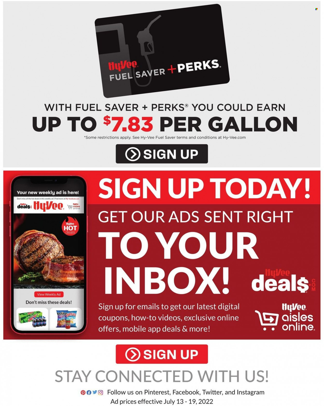Hy-Vee ad - 07/13/2022 - 07/19/2022. Page 18