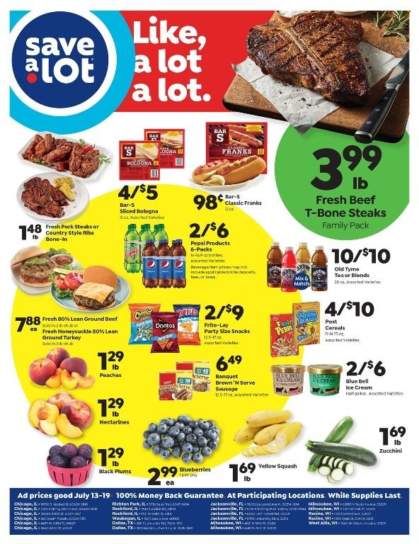 Save a Lot ad - 07/13/2022 - 07/19/2022. Page 1