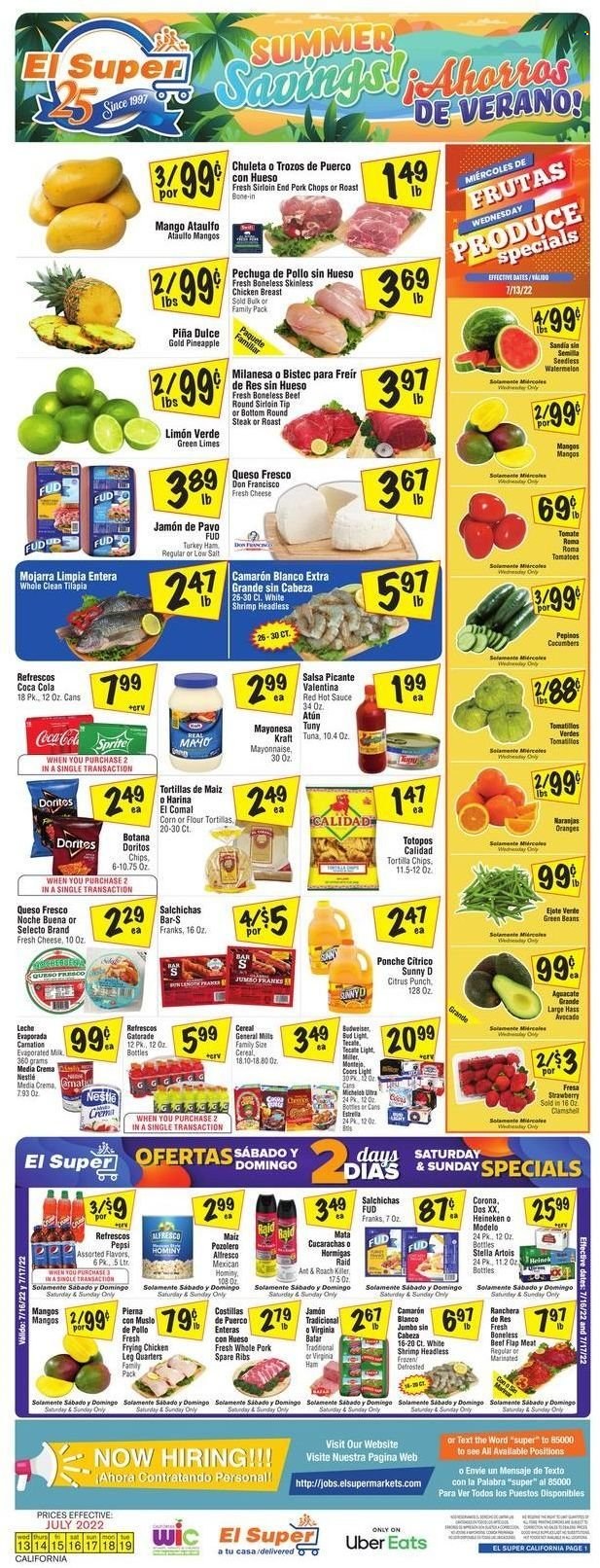 El Super ad - 07/13/2022 - 07/19/2022. Page 1