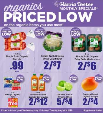 Harris Teeter Flyer - 07/13/2022 - 08/09/2022.