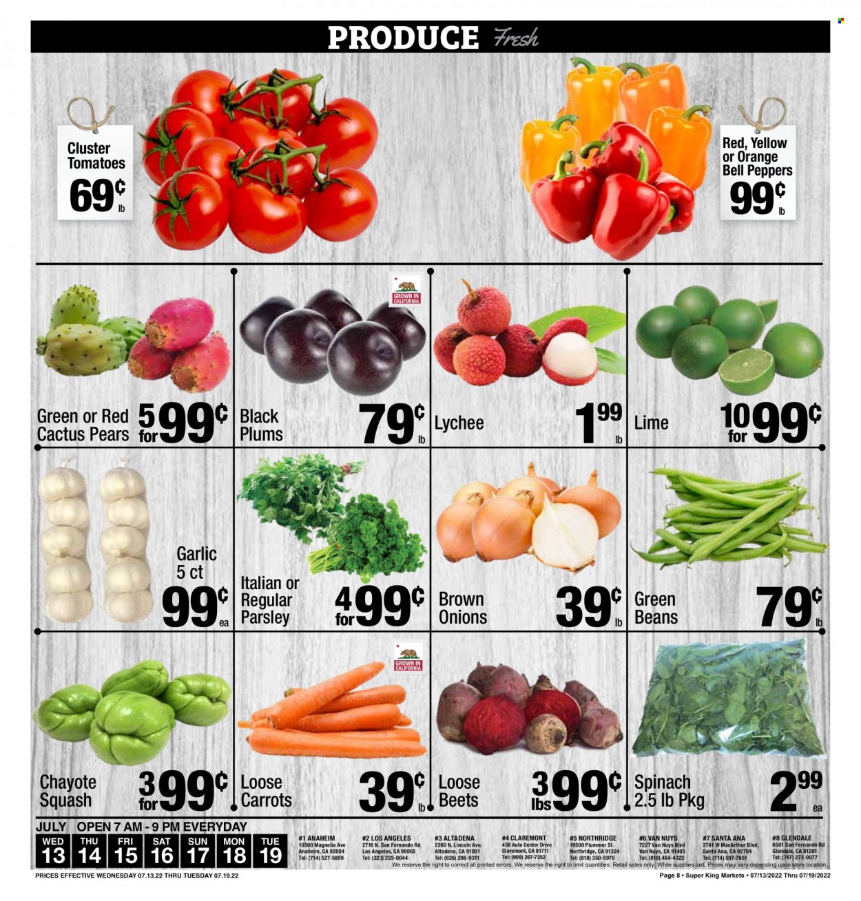 Super King Markets ad - 07/13/2022 - 07/19/2022. Page 8