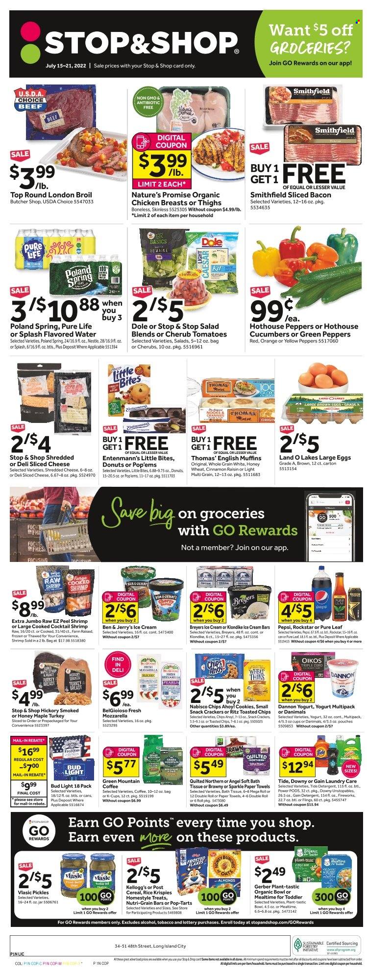 Stop & Shop ad - 07/15/2022 - 07/21/2022. Page 1