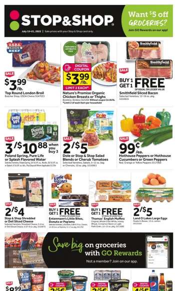Stop & Shop Flyer - 07/15/2022 - 07/21/2022.