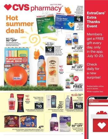 CVS Pharmacy Flyer - 07/17/2022 - 07/23/2022.