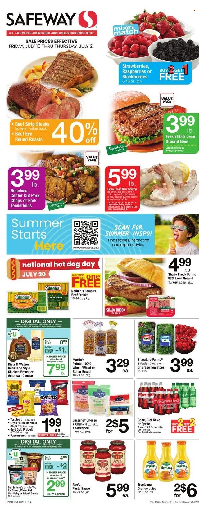 Safeway ad - 07/15/2022 - 07/21/2022. Page 1