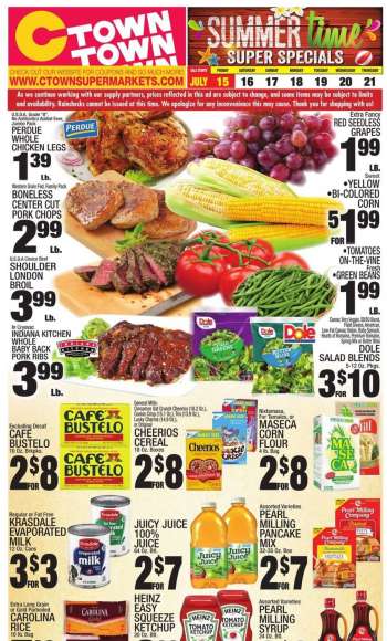 C-Town Flyer - 07/15/2022 - 07/21/2022.