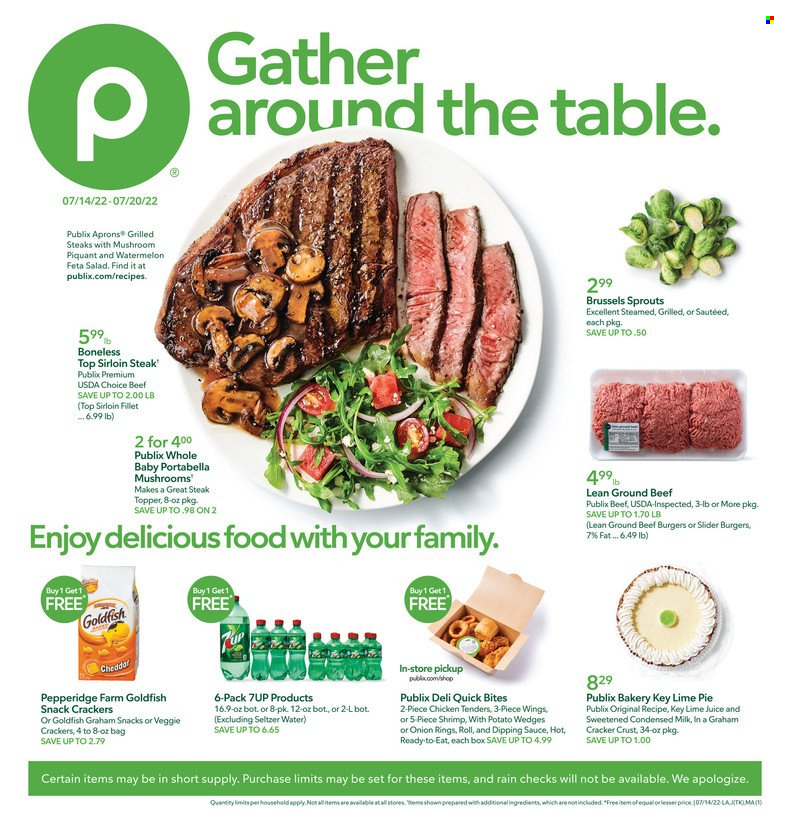 Publix ad - 07/14/2022 - 07/20/2022. Page 1