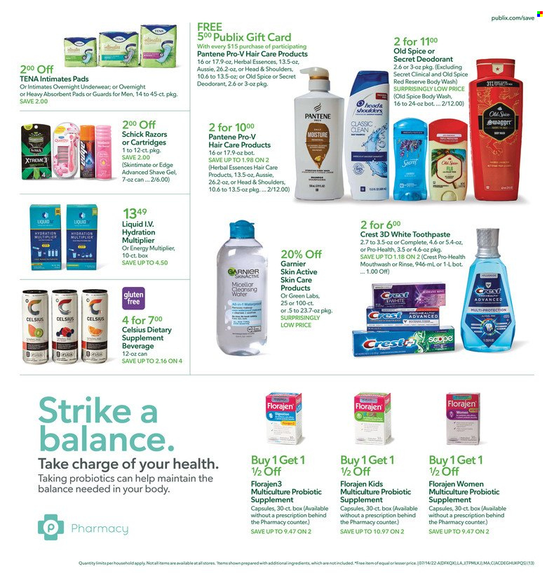 Publix ad - 07/14/2022 - 07/20/2022. Page 13