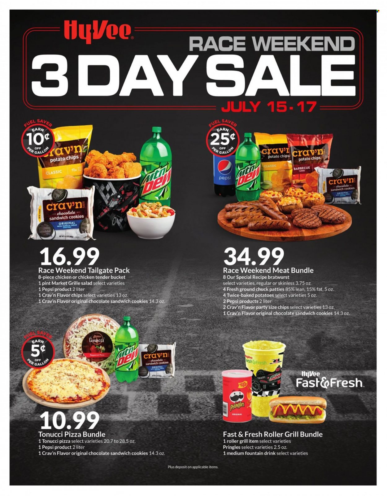 Hy-Vee ad - 07/15/2022 - 07/17/2022. Page 1