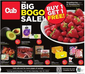 Cub Foods Flyer - 07/17/2022 - 07/23/2022.