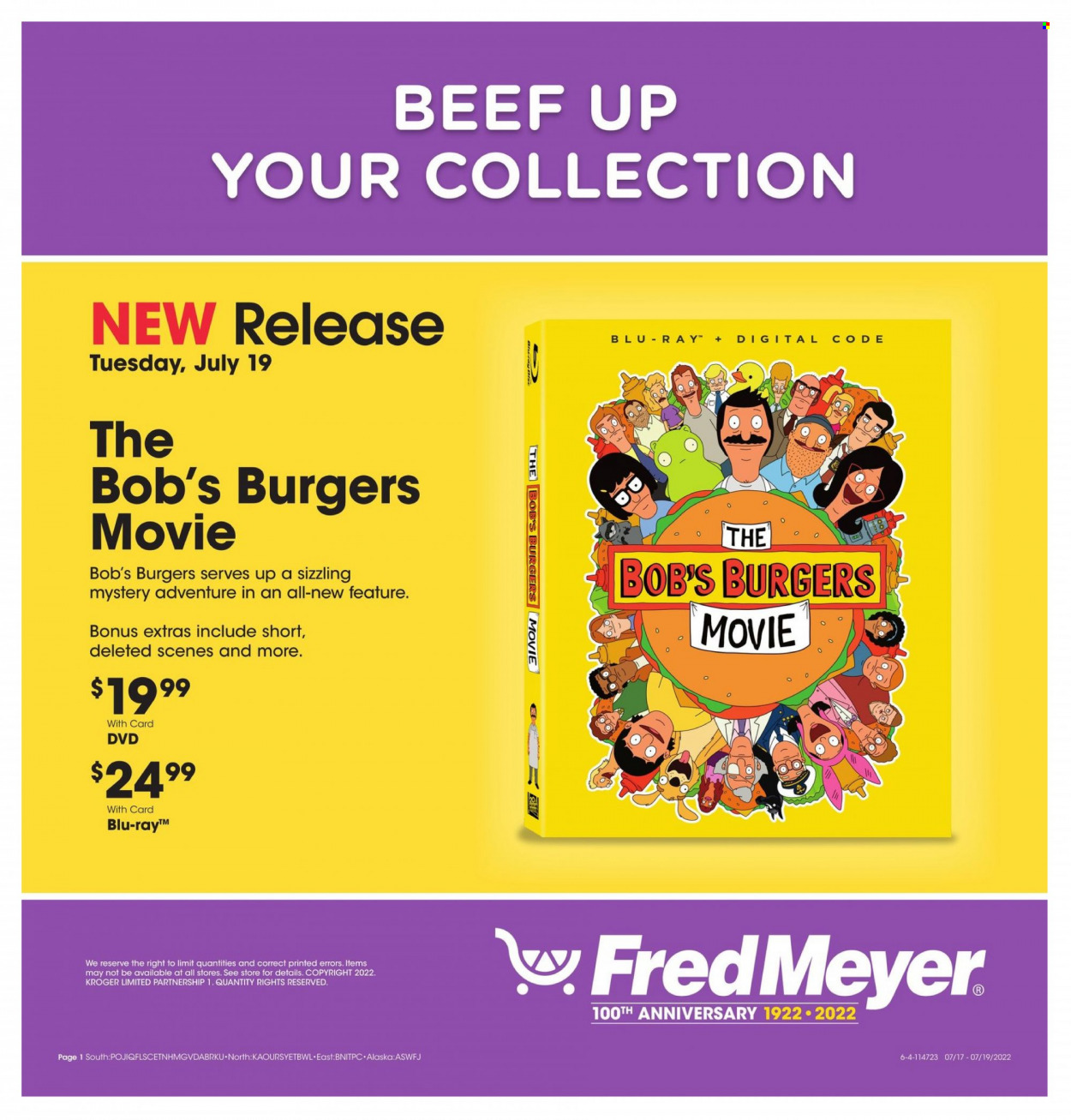Fred Meyer ad - 07/17/2022 - 07/19/2022. Page 1