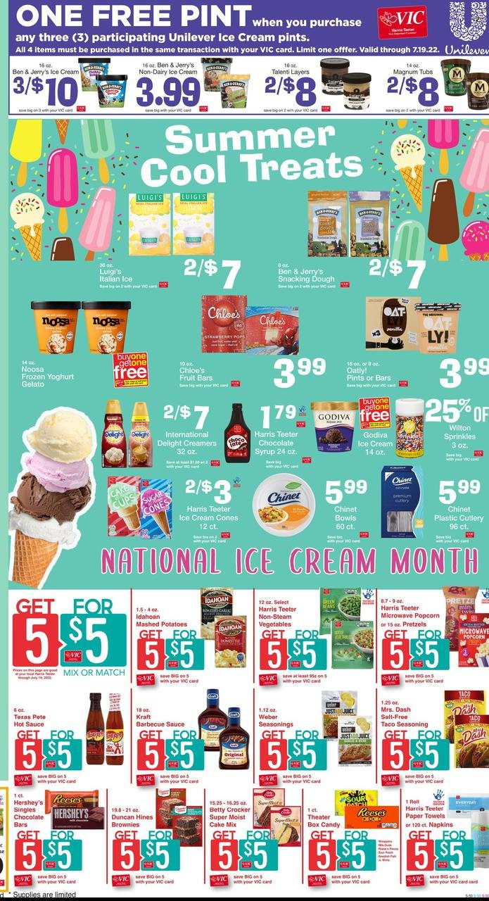 Harris Teeter ad - 07/13/2022 - 07/19/2022. Page 5