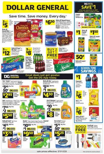 Dollar General Flyer - 07/17/2022 - 07/23/2022.