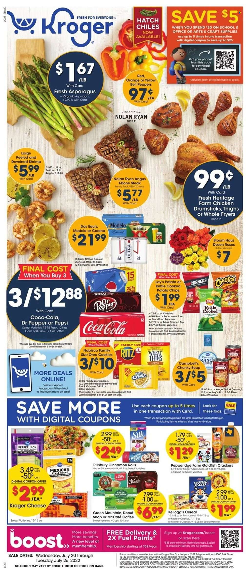 Kroger ad - 07/20/2022 - 07/26/2022. Page 1