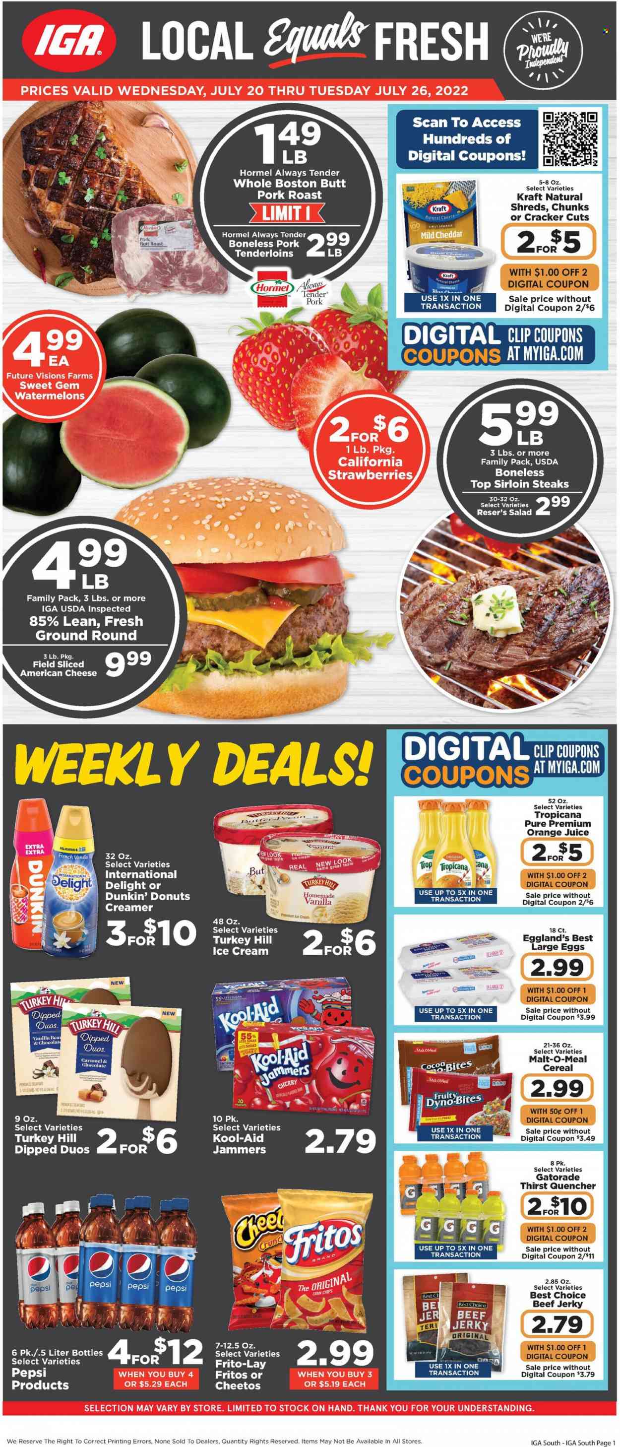 IGA ad - 07/20/2022 - 07/26/2022. Page 1